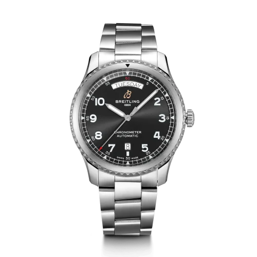 Breitling - A45330101B1A1 Navitimer 8 Automatic Day & Date 41 Stainless Steel / Black / Bracelet