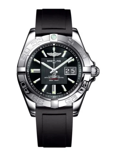 Breitling - A49350L2.BA07.132S Galactic 41 Stainless Steel / Trophy Black / Rubber