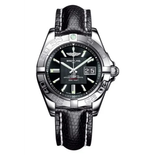 Breitling - A49350L2.BA07.145Z Galactic 41 Stainless Steel / Trophy Black / Teju