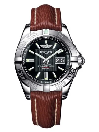 Breitling - A49350L2.BA07.221X Galactic 41 Stainless Steel / Trophy Black / Sahara