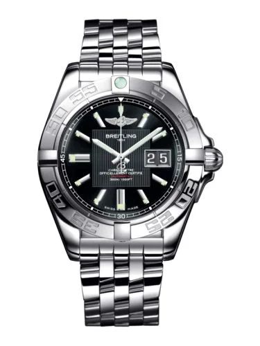Breitling - A49350L2.BA07.366A Galactic 41 Stainless Steel / Trophy Black / Bracelet