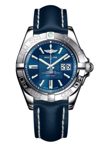 Breitling - A49350L2.C806.113X Galactic 41 Stainless Steel / Metallica Blue / Calf