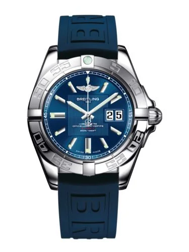 Breitling - A49350L2.C806.148S Galactic 41 Stainless Steel / Metallica Blue / Rubber