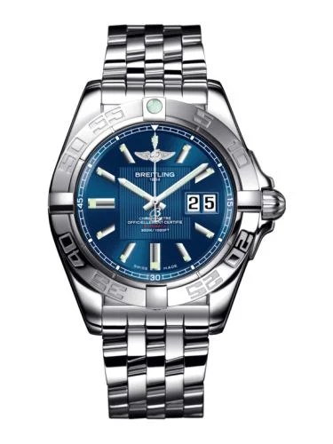 Breitling - A49350L2.C806.366A Galactic 41 Stainless Steel / Metallica Blue / Bracelet