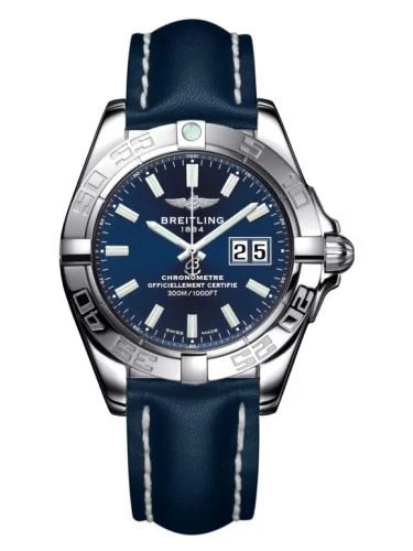 Breitling - A49350L2.C929.113X Galactic 41 Stainless Steel / Horizon Blue / Calf