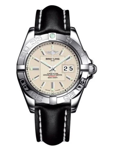 Breitling - A49350L2.G699.428X Galactic 41 Stainless Steel / Sierra Silver / Calf