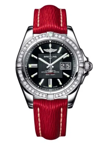 Breitling - A49350LA.BA07.219X Galactic 41 Stainless Steel / Diamond / Trophy Black / Sahara