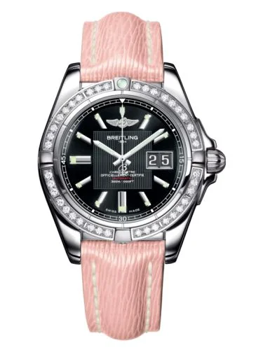 Breitling - A49350LA.BA07.240X Galactic 41 Stainless Steel / Diamond / Trophy Black / Sahara