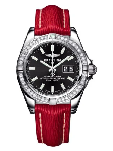 Breitling - A49350LA.BE58.219X Galactic 41 Stainless Steel / Diamond / Onyx Black / Sahara