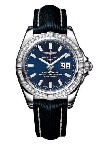 Breitling - A49350LA.C929.220X Galactic 41 Stainless Steel / Diamond / Horizon Blue / Sahara