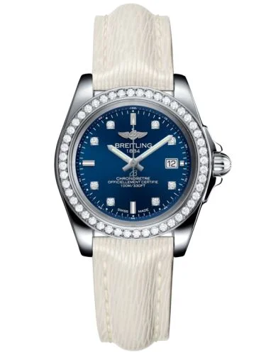 Breitling - A7133053/C966/164S/A14S.1 Galactic 32 Sleek Edition Stainless Steel / Diamond / Horizon Blue Diamond / Rubber