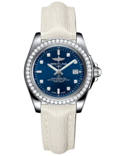 Breitling Breitling - A7133053/C966/235X/A14BA.1 Galactic 32 Sleek Edition Stainless Steel / Diamond / Horizon Blue Diamond / Sahara