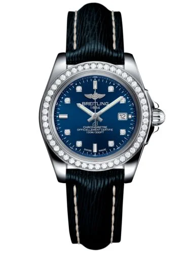 Breitling - A7133053/C966/792A Galactic 32 Sleek Edition Stainless Steel / Diamond / Horizon Blue Diamond / Bracelet
