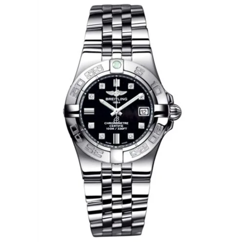 Breitling - A71340L2.BA14.368A Galactic 30 Black / Diamond / Bracelet