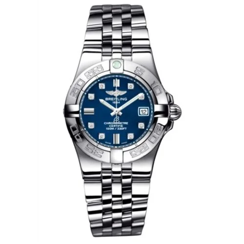 Breitling - A71340L2.C814.368A Galactic 30 Blue / Diamond / Bracelet