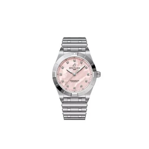 Breitling - A72310101K1A1 Chronomat 28 Stainless Steel / Pink MOP
