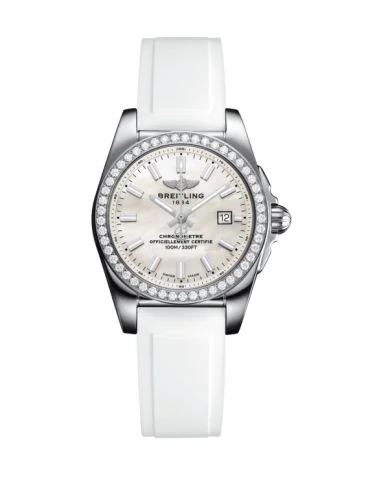 Breitling - A7234853/A784/484X/A12BA.1 Galactic 29 Stainless Steel / Diamond / Pearl / Calf
