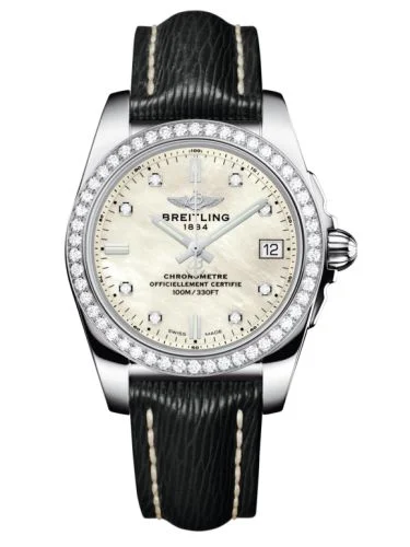 Breitling - A7433053.A780.236X Galactic 36 Stainless Steel / Diamond / Pearl Diamond/ Sahara