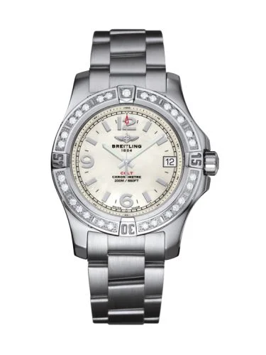 Breitling - A7438953.A772.414X Colt 36 Diamond / Pearl / Calf