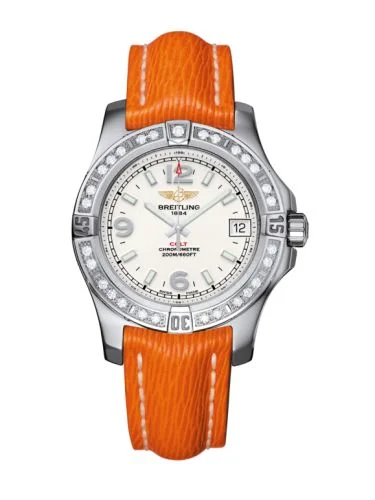 Breitling - A7438953.G803.412X Colt 36 Diamond / Stratus Silver / Calf