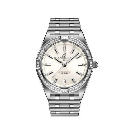 Breitling - A77310591A1A1 Chronomat 32 Stainless Steel - Diamond / White / Rouleaux