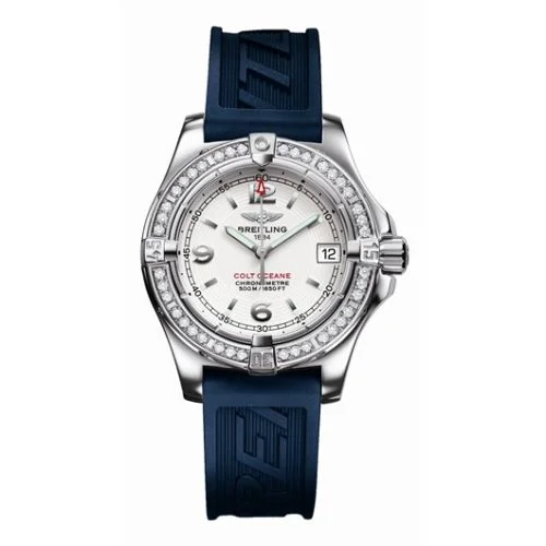 Breitling - A7738011.G600.125S Colt Oceane Diamond / Silver / Rubber