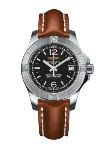 Breitling - A7738811/BD46/406X/A14BA.1 Colt Lady Volcano Black / Calf / Pin