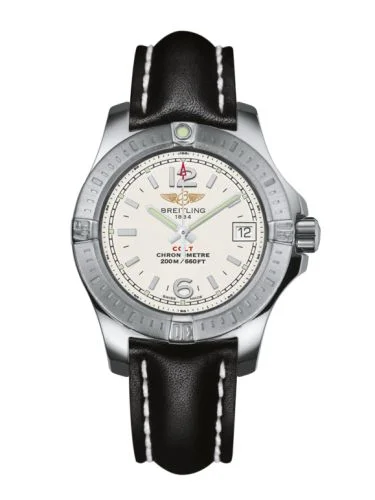 Breitling - A7738811/G793/408X/A14BA.1 Colt Lady Stratus Silver / Calf / Pin