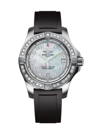 Breitling - A7738853/A769/133S/A14S.1 Colt Lady Diamond / Pearl Diamond / Rubber / Pin