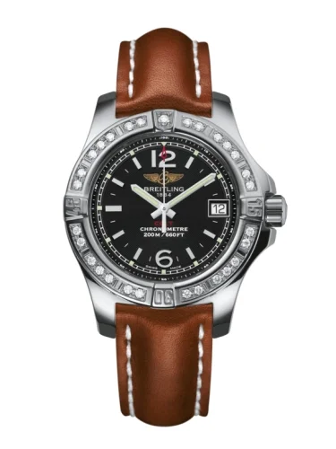 Breitling Breitling - A7738853/BD46/406X/A14BA.1 Colt Lady Diamond / Volcano Black / Calf / Pin