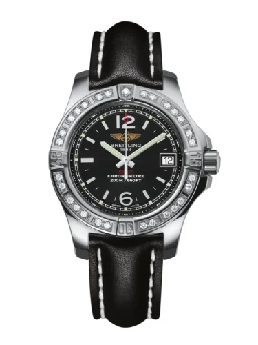 Breitling Breitling - A7738853/BD46/408X/A14BA.1 Colt Lady Diamond / Volcano Black / Calf / Pin