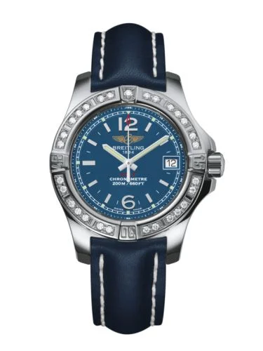 Breitling - A7738853/C908/116X/A14BA.1 Colt Lady Diamond / Mariner Blue / Calf / Pin
