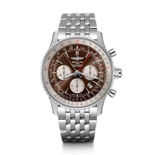 Breitling - AB0310211Q1A1 Navitimer Rattrapante Stainless Steel / Panamerican Bronze / Bracelet