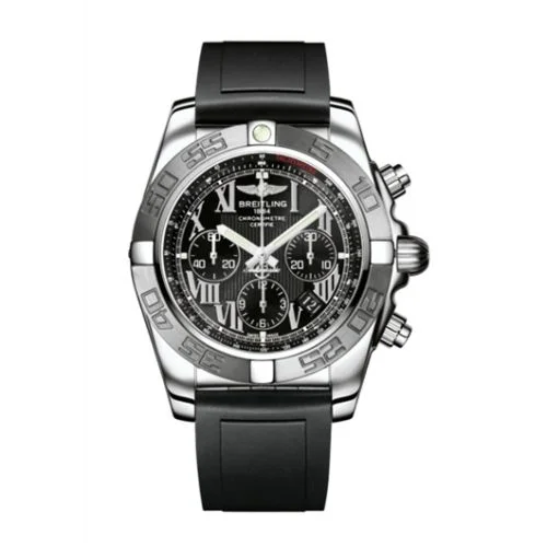 Breitling - AB011011/B956/131S Chronomat 44 Stainless Steel / Black - Roman / Rubber