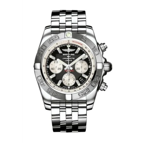 Breitling - AB011011/B967/375A Chronomat 44 Stainless Steel / Black / Bracelet