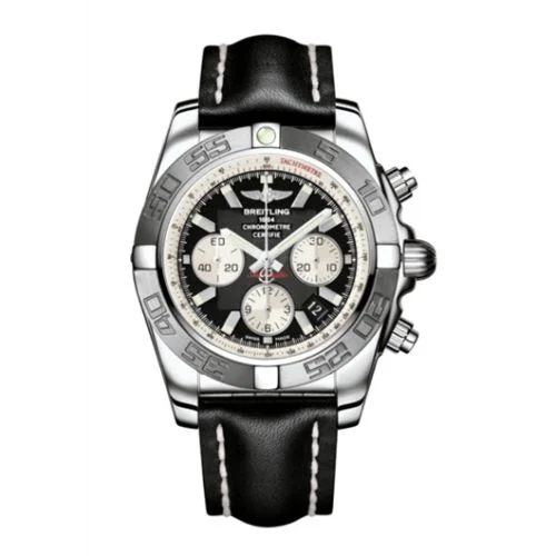 Breitling - AB011011/B967/435X Chronomat 44 Stainless Steel / Black / Calf