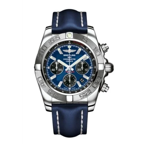 Breitling - AB011011/C789/105X Chronomat 44 Stainless Steel / Blue / Calf