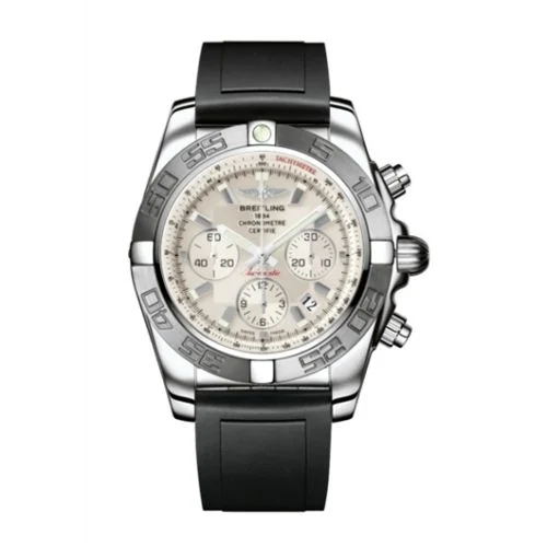 Breitling - AB011011/G684/131S Chronomat 44 Stainless Steel / Silver / Rubber