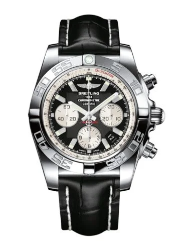 Breitling - AB011012.B967.744P Chronomat 44 Stainless Steel / Inverted Panda / Croco