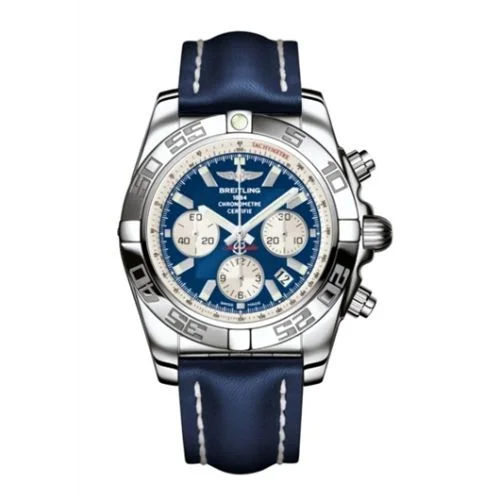 Breitling - AB011012/C788/105X/A20BA.1 Chronomat 44 Stainless Steel / Blue / Calf / Pin