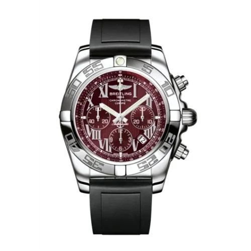Breitling - AB011012.K522.131S Chronomat 44 Stainless Steel / Mirage Red / Rubber