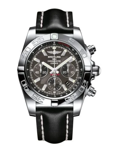 Breitling - AB011012.M524.435X Chronomat 44 Stainless Steel / Carbon Black / Calf