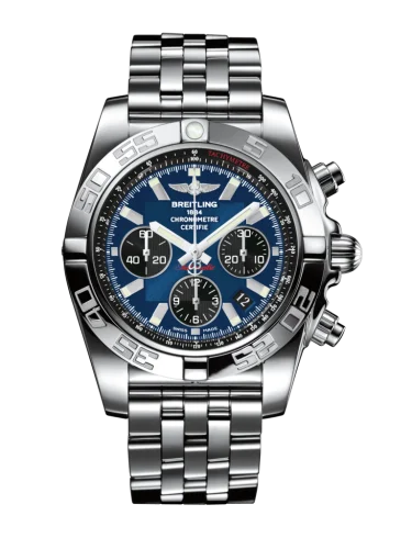 Breitling - AB0110121C1A1 Chronomat 44 Stainless Steel / Blackeye Blue / Bracelet