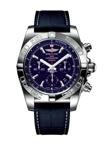 Breitling - AB01102A.C946.290S Chronomat 44 Stainless Steel / Blue MOP / Croco Rubber