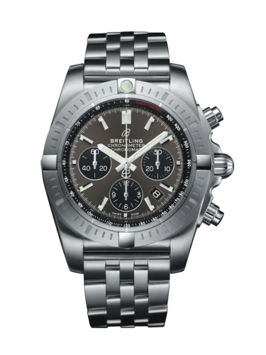 Breitling - AB0115101F1A1 Chronomat B01 Chronograph 44 Stainless Steel / Blackeye Grey / Bracelet