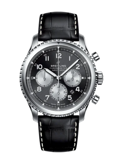 Breitling - AB0117131B1P1 Navitimer 8 B01 Chronograph 43 Stainless Steel / Black / Croco