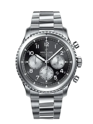 Breitling - AB0117131B1A1 Navitimer 8 B01 Chronograph 43 Stainless Steel / Black / Bracelet