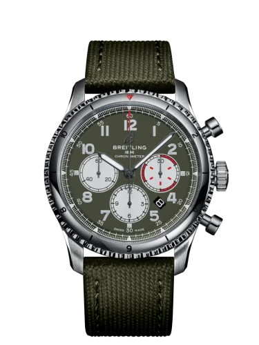 Breitling - AB01192A1L1A1 Aviator 8 B01 Chronograph 43 Stainless Steel / Curtiss Warhawk / Bracelet
