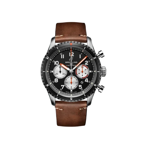Breitling - AB01194A1B1X2 Aviator 8 B01 Chronograph 43 Stainless Steel / Mosquito / Calf / Folding