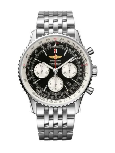 Breitling - AB012012/BB01/447A Navitimer 01 43 Stainless Steel / Black / Bracelet